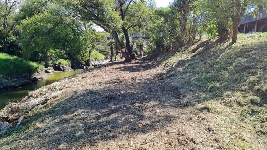 Parks and maintenance work by Kaiwaka river